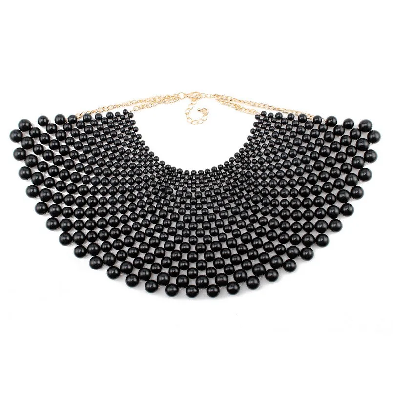 Lira Statement Beaded Collar Choker