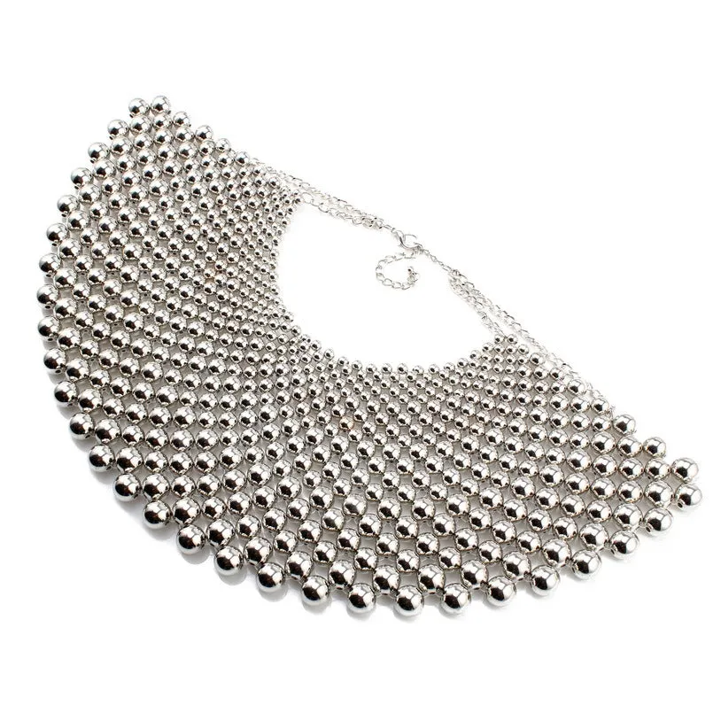 Lira Statement Beaded Collar Choker