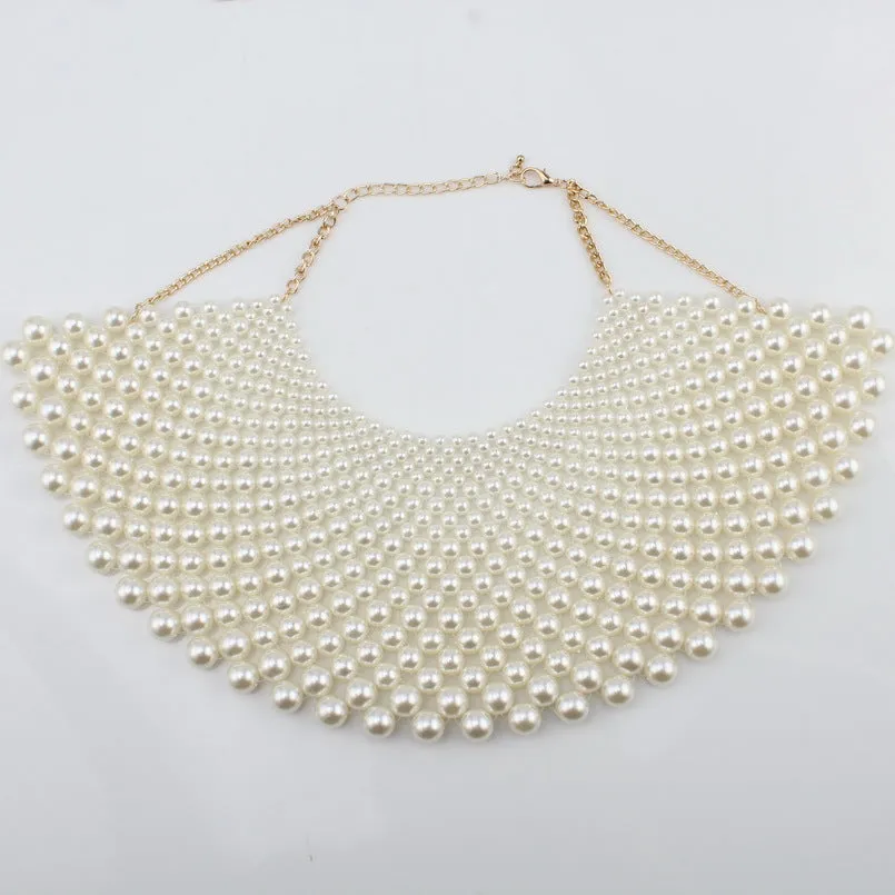 Lira Statement Beaded Collar Choker