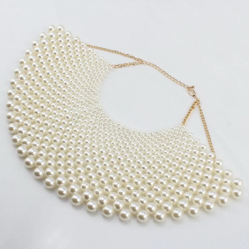 Lira Statement Beaded Collar Choker