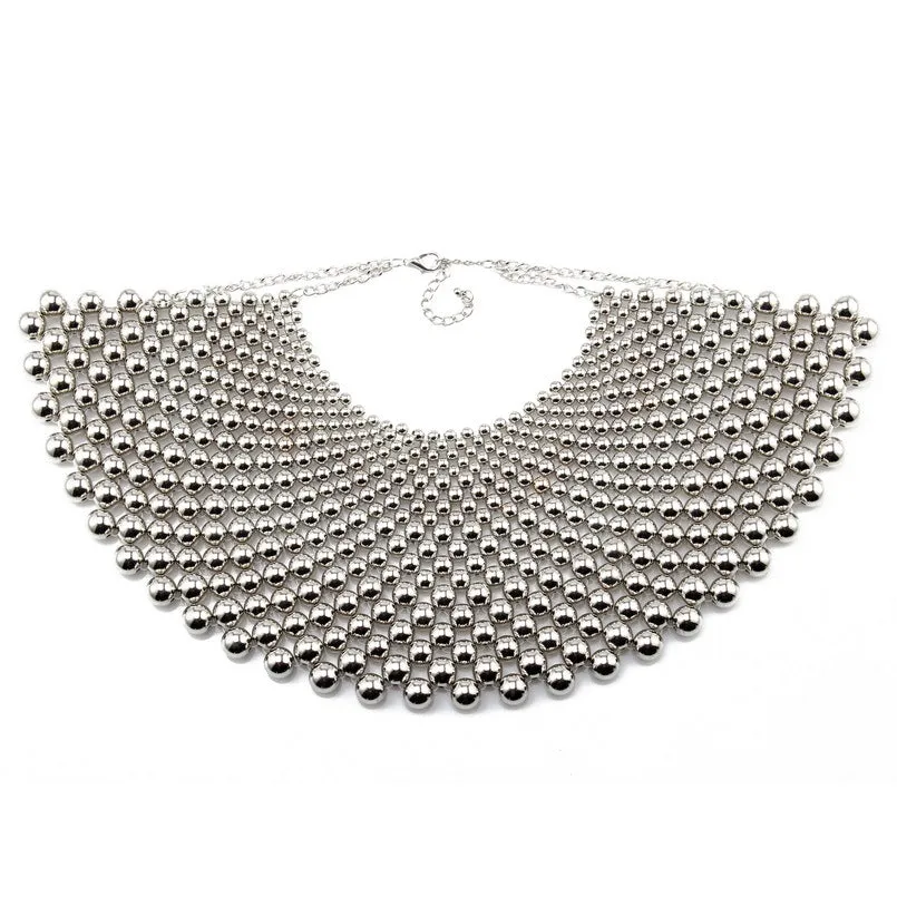 Lira Statement Beaded Collar Choker