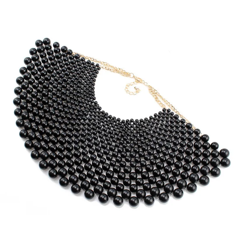 Lira Statement Beaded Collar Choker
