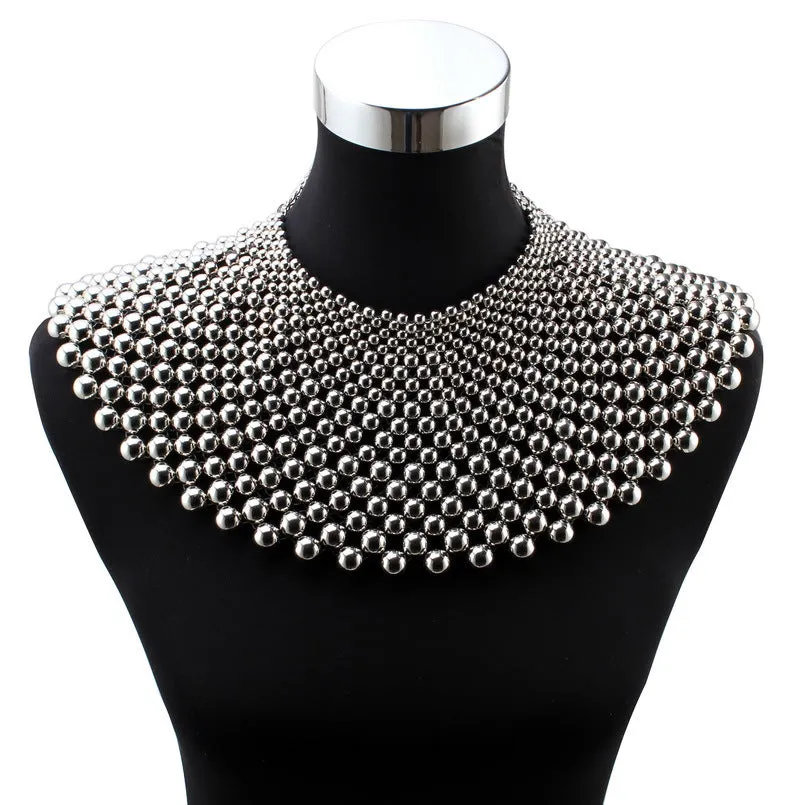 Lira Statement Beaded Collar Choker