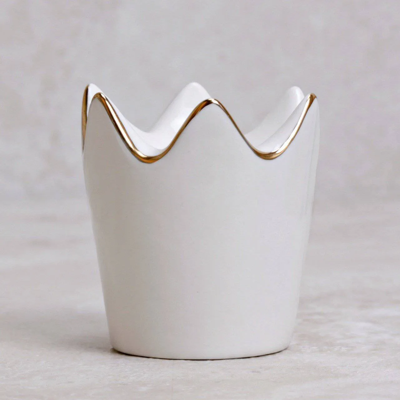Little Gilded Crown Ring Dish