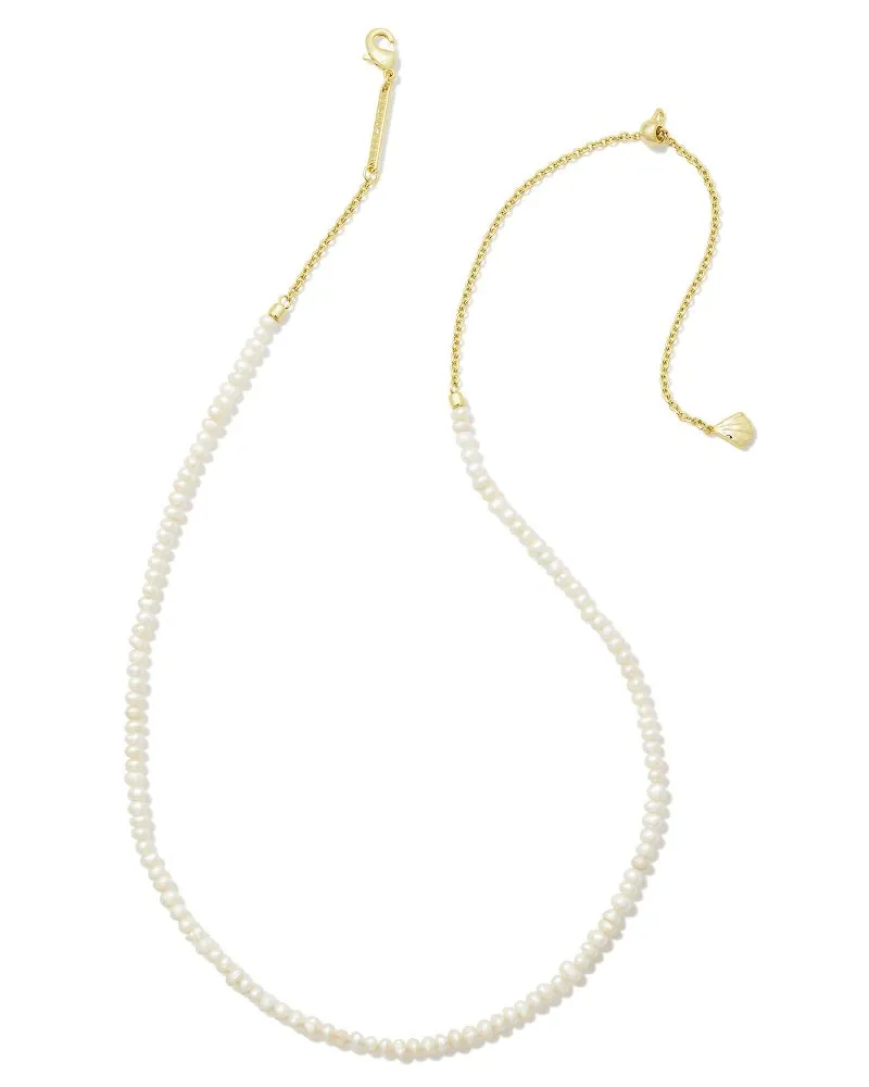 Lolo Necklace Gold Pearl