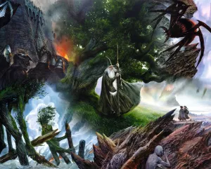 Lord of the Rings Collage, John Howe