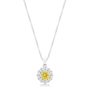 LOVCIA Yellow Bella Bridal Elegance Pendant