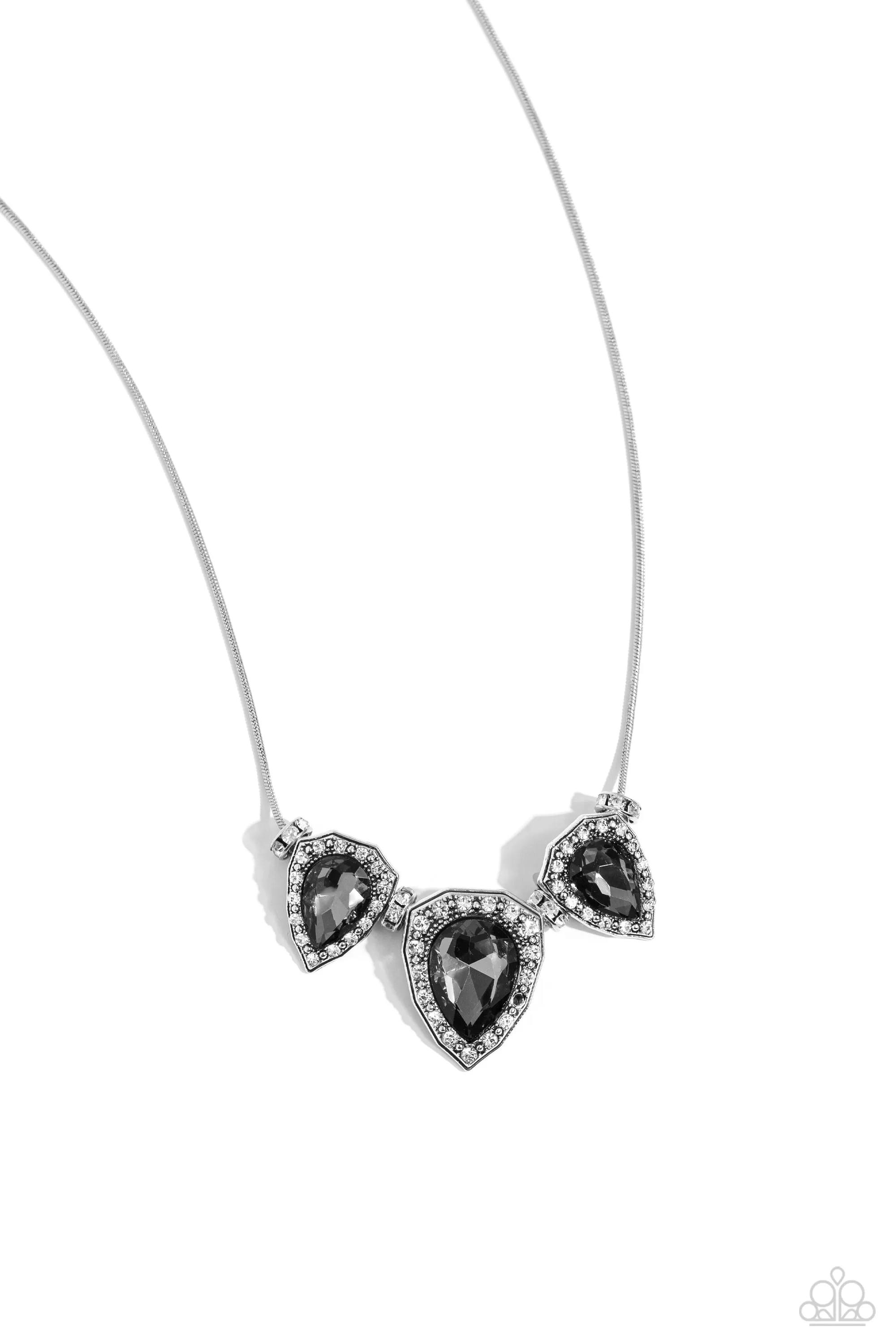 Majestic Met Ball - Silver Paparazzi Accessories