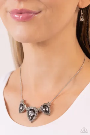 Majestic Met Ball - Silver Paparazzi Accessories
