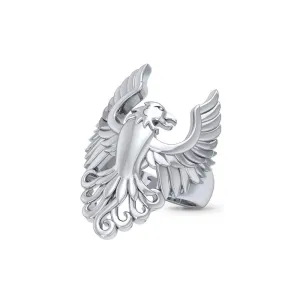 Majestic Phoenix Silver Ring TRI1743