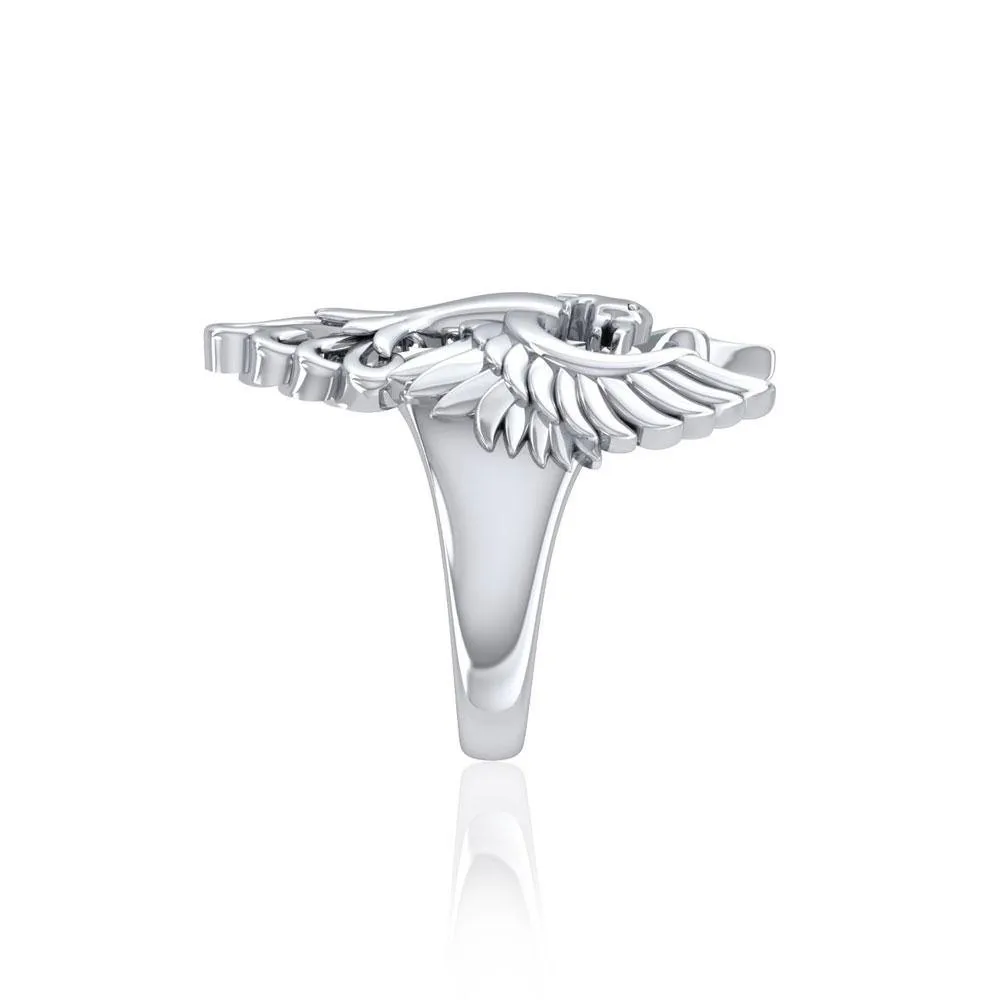 Majestic Phoenix Silver Ring TRI1743