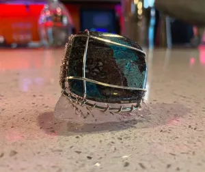 MAJESTIC SILVER TURQUOISE RING