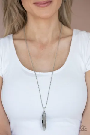 Meteor Shower - Silver Paparazzi Necklace