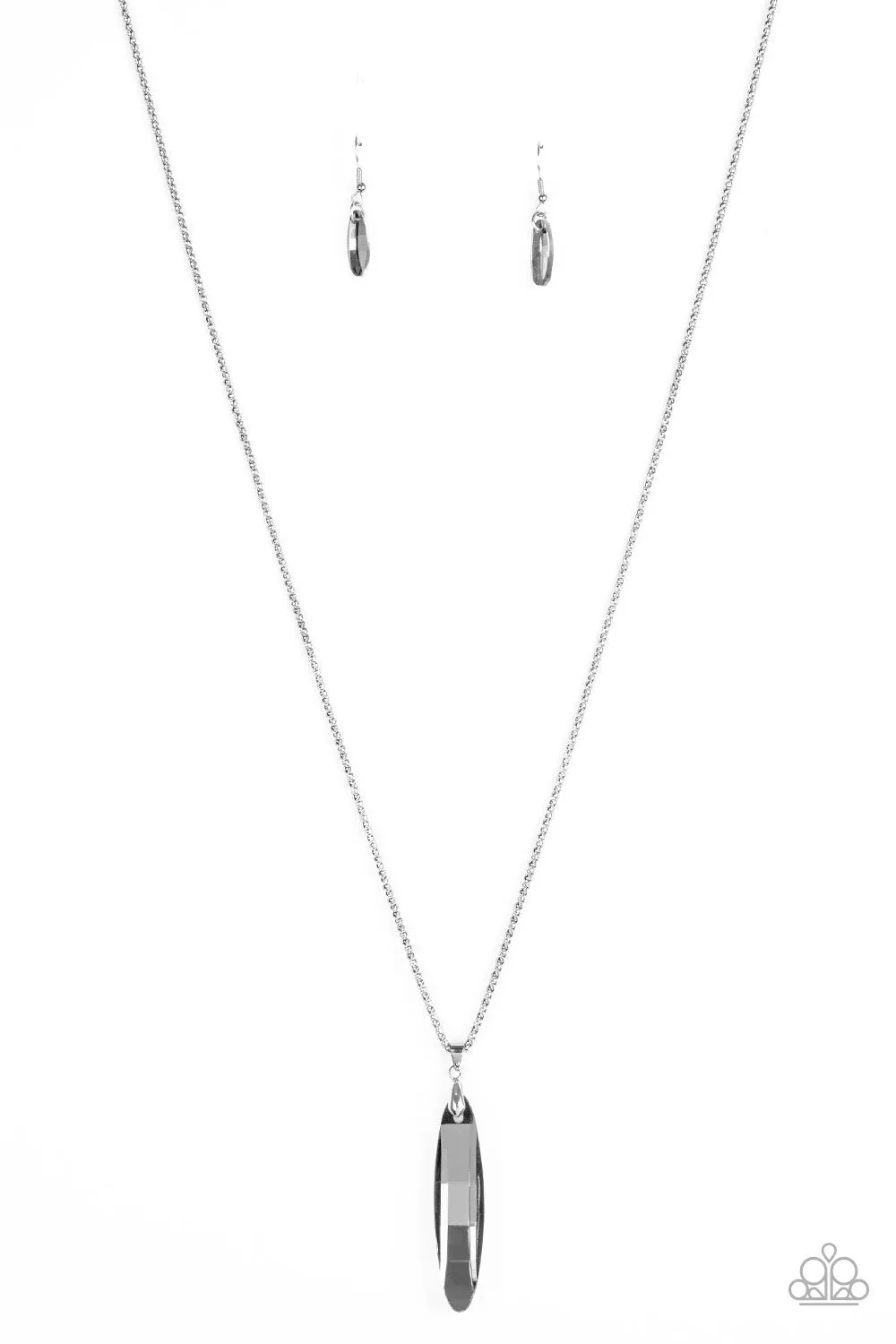 Meteor Shower - Silver Paparazzi Necklace