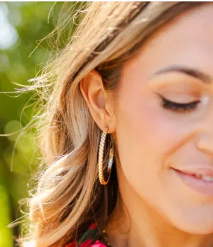 Michelle McDowell Addison Large Gold Hoops