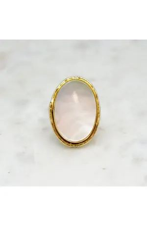 Mother of Pearl 1 Stone Ring