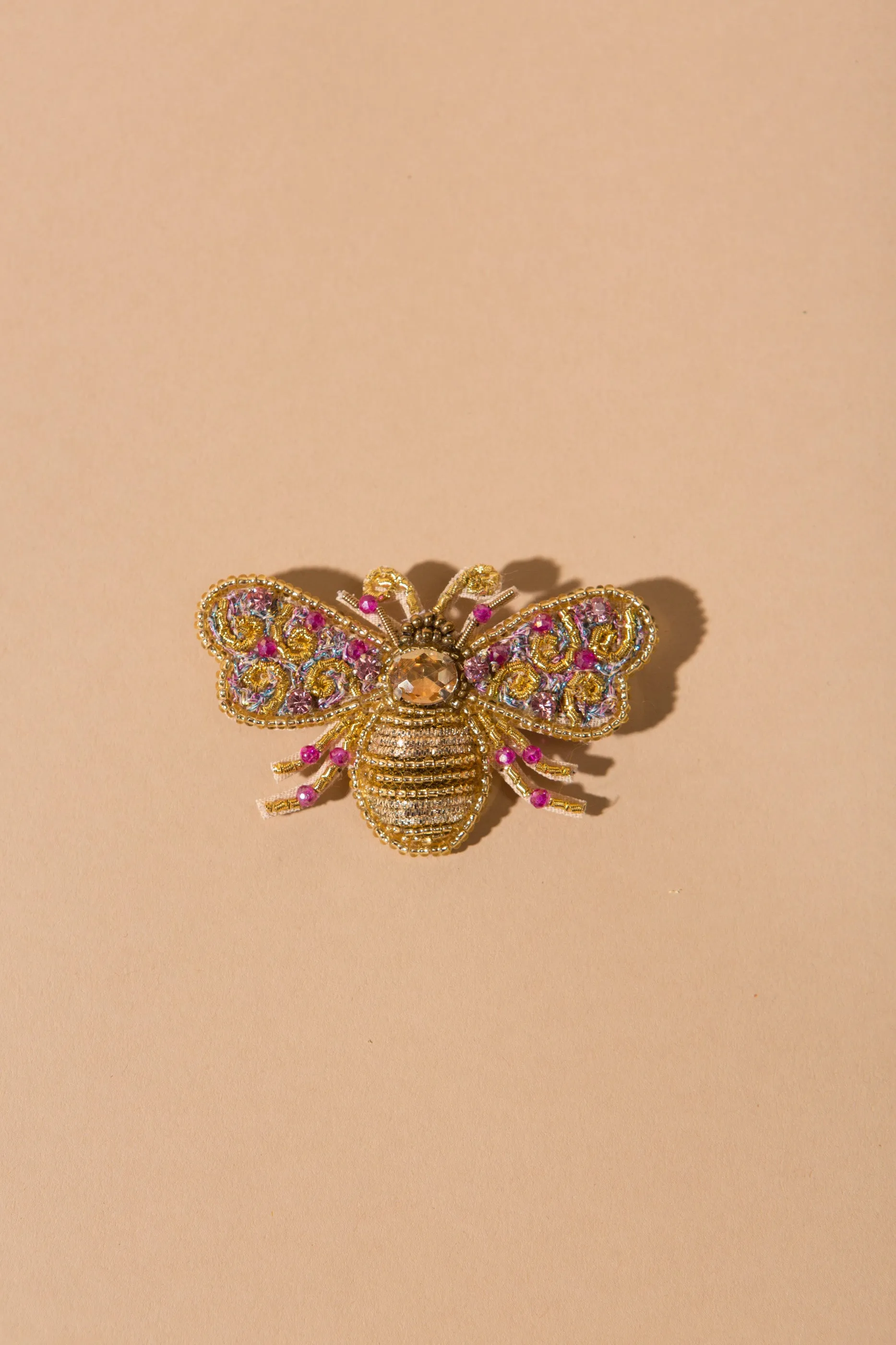 My Doris Hand Beaded Brooch