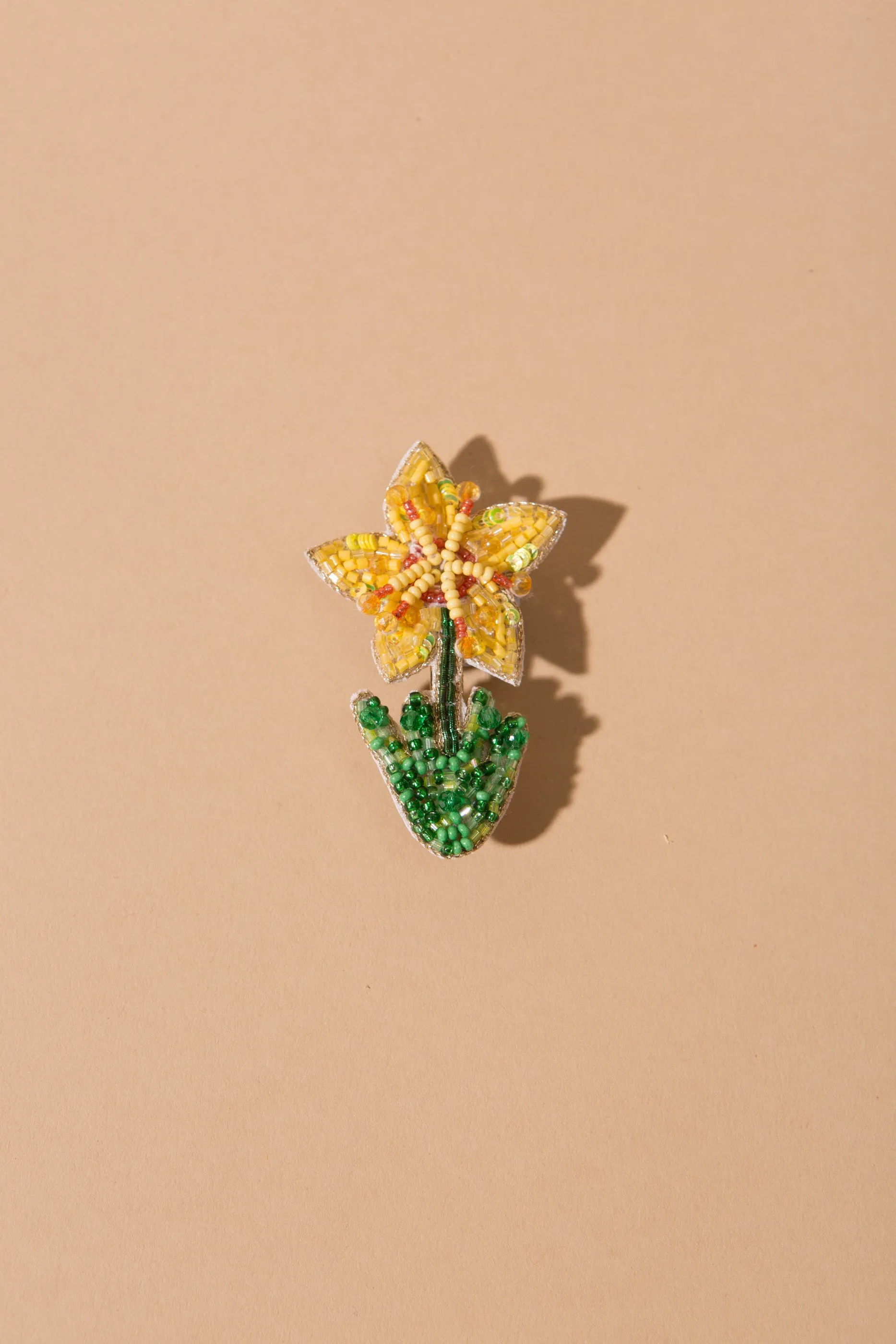 My Doris Hand Beaded Brooch