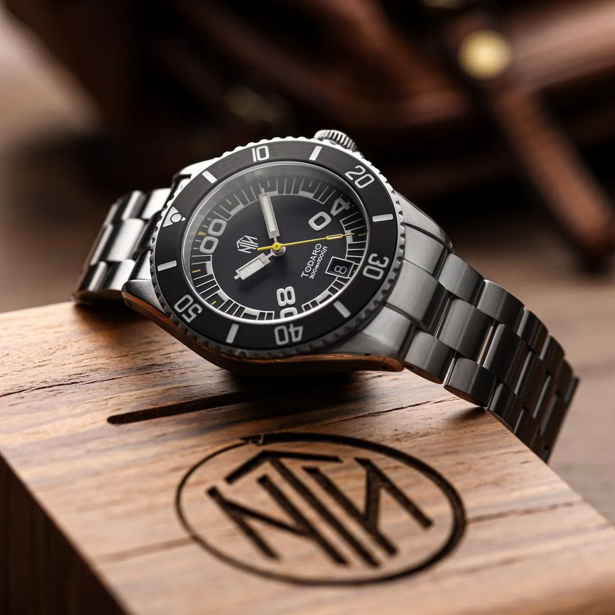 NTH Todaro Automatic Diver's Watch No Date - Black Dial - LIKE NEW