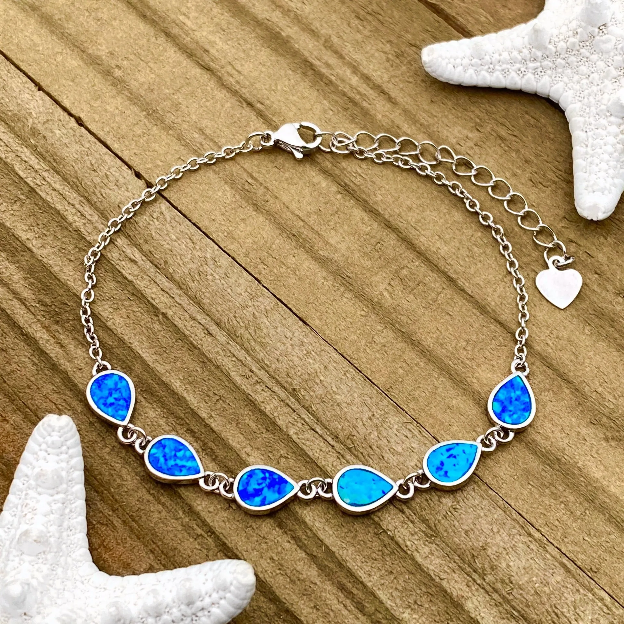 Opal Droplet Bracelet