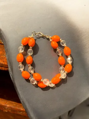 Orange Double Bracelet