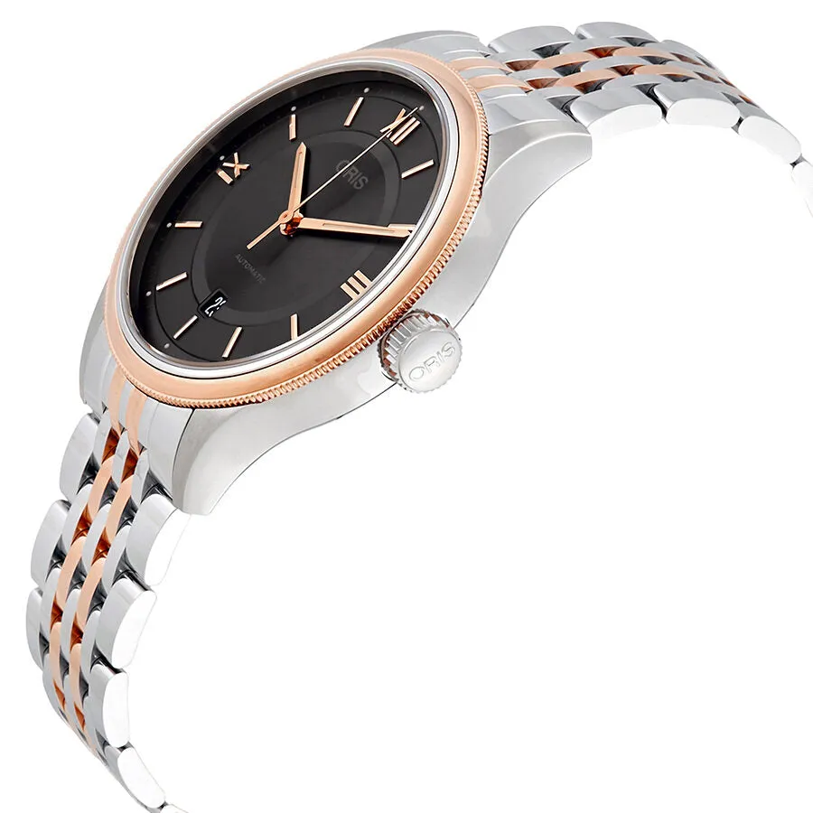 Oris Classic Grey Dial Automatic Men's Two Tone Steel Watch 01 733 7719 4373-07 8 20 12