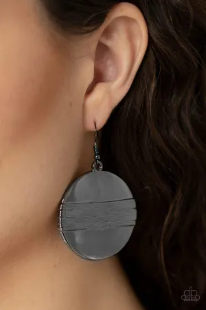 Paparazzi Earring ~ Ultra Uptown - Black