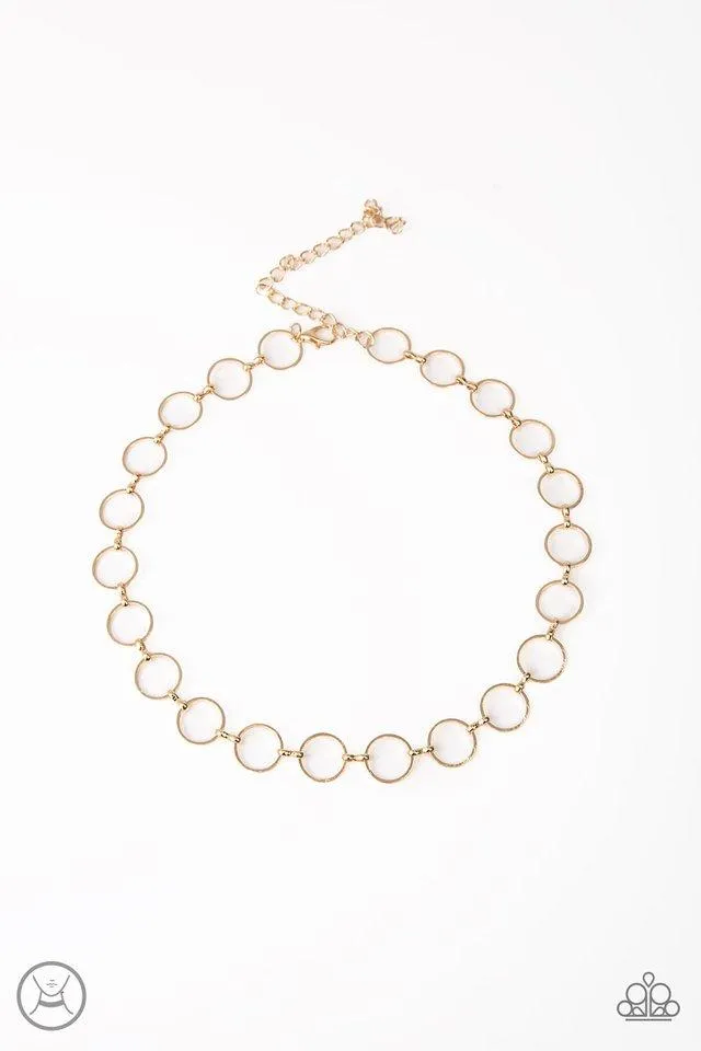 Paparazzi Necklace ~ Metro Spunk - Gold