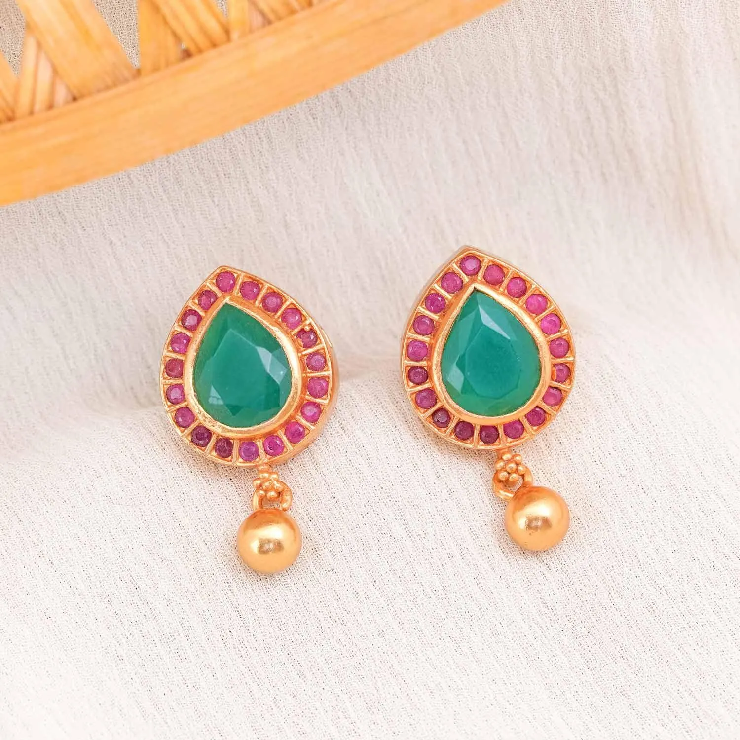 Pear Drop Studs