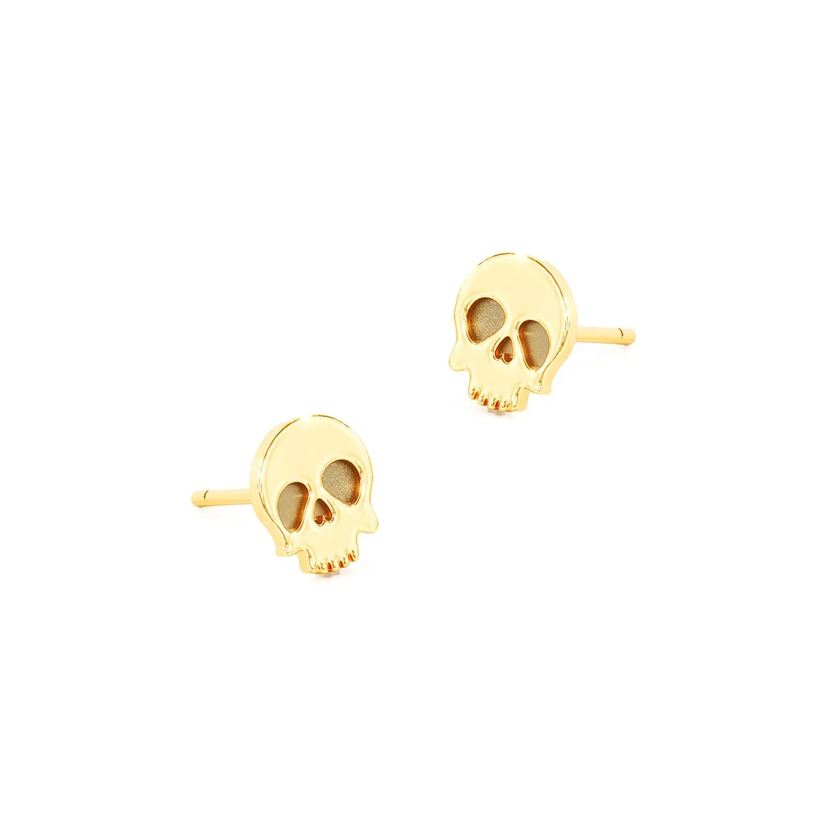 Plain Skull Stud Earrings