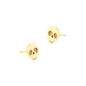 Plain Skull Stud Earrings
