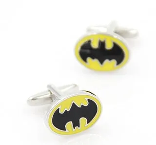 Promotion! Superhero Cuff Link retail superman ironman spiderman starwars captain flash green lanten batman 007 free shipping
