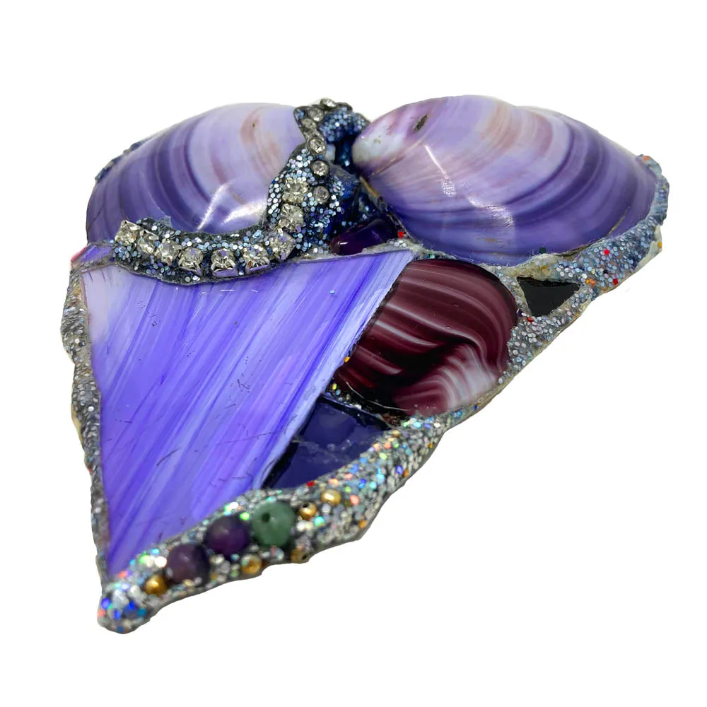 PURPLE PULL - PURPLE HEART BROOCH, 2019