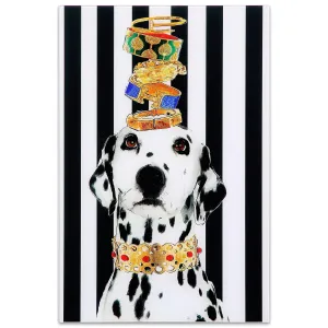 "Lovely Jewels 2" Frameless Free Floating Tempered Glass Panel Graphic Wall Art
