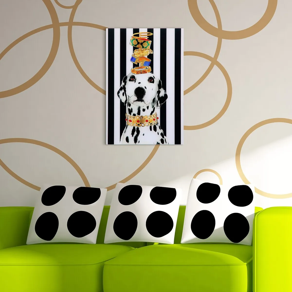 "Lovely Jewels 2" Frameless Free Floating Tempered Glass Panel Graphic Wall Art