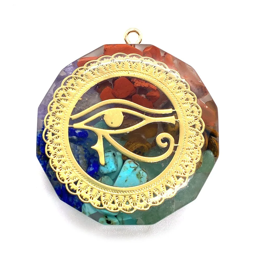 Retro Orgonite Stone Pendants
