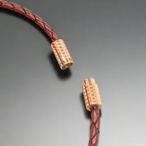 RGP Deakin & Francis Brown Braided Leather Bracelet