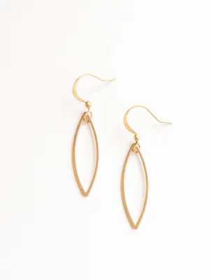 Sady Earrings -Matte Gold