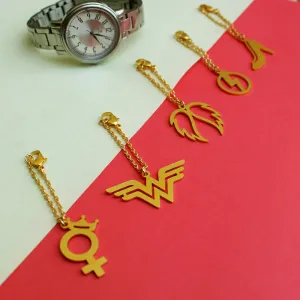 Set of 4 Laser Cut Watch Charms
