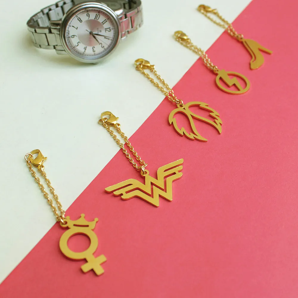 Set Of 5 Laser Cut Watch Charms