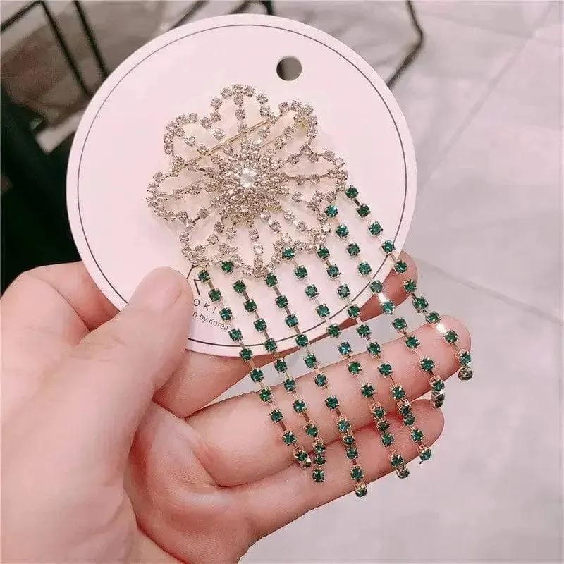 Shop Crystal Pearl Lace Badge Brooch - Elegant Accessory for Any Occasion