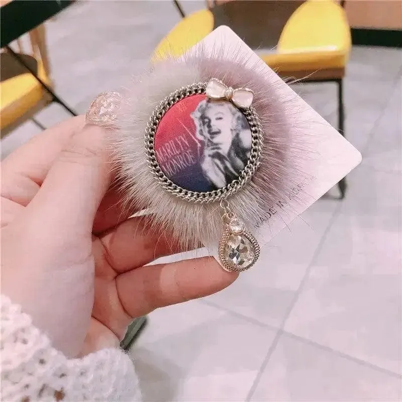 Shop Crystal Pearl Lace Badge Brooch - Elegant Accessory for Any Occasion