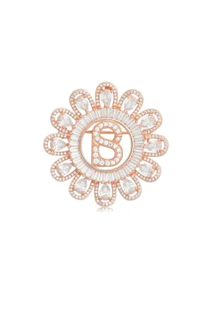 Solara Brooch - Rose Gold