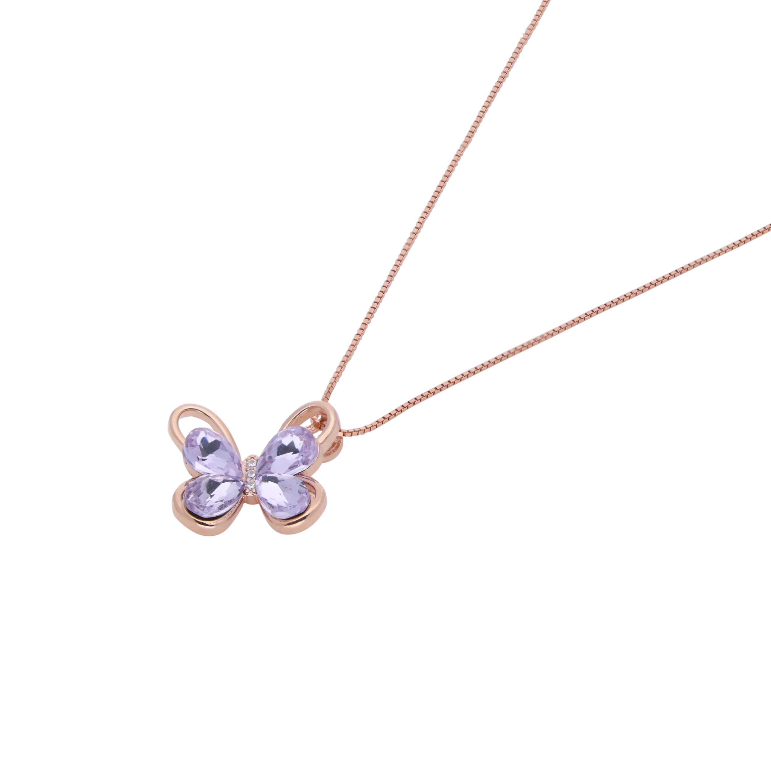 Sparkling Butterfly Chain Pendant | SKU : 0003403082, 0003403105, 0003403099, 0003403075, 0020859800