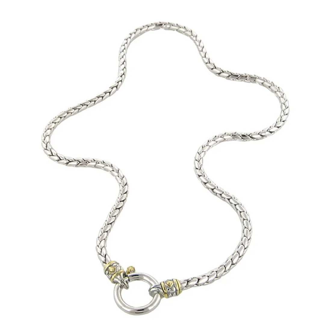 SPRING RING CAIN NECKLACE 17 INCH
