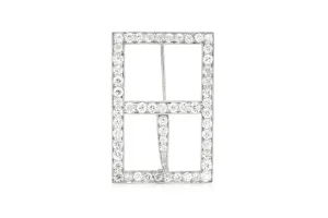 Tiffany & Co. Diamond Buckle Brooch