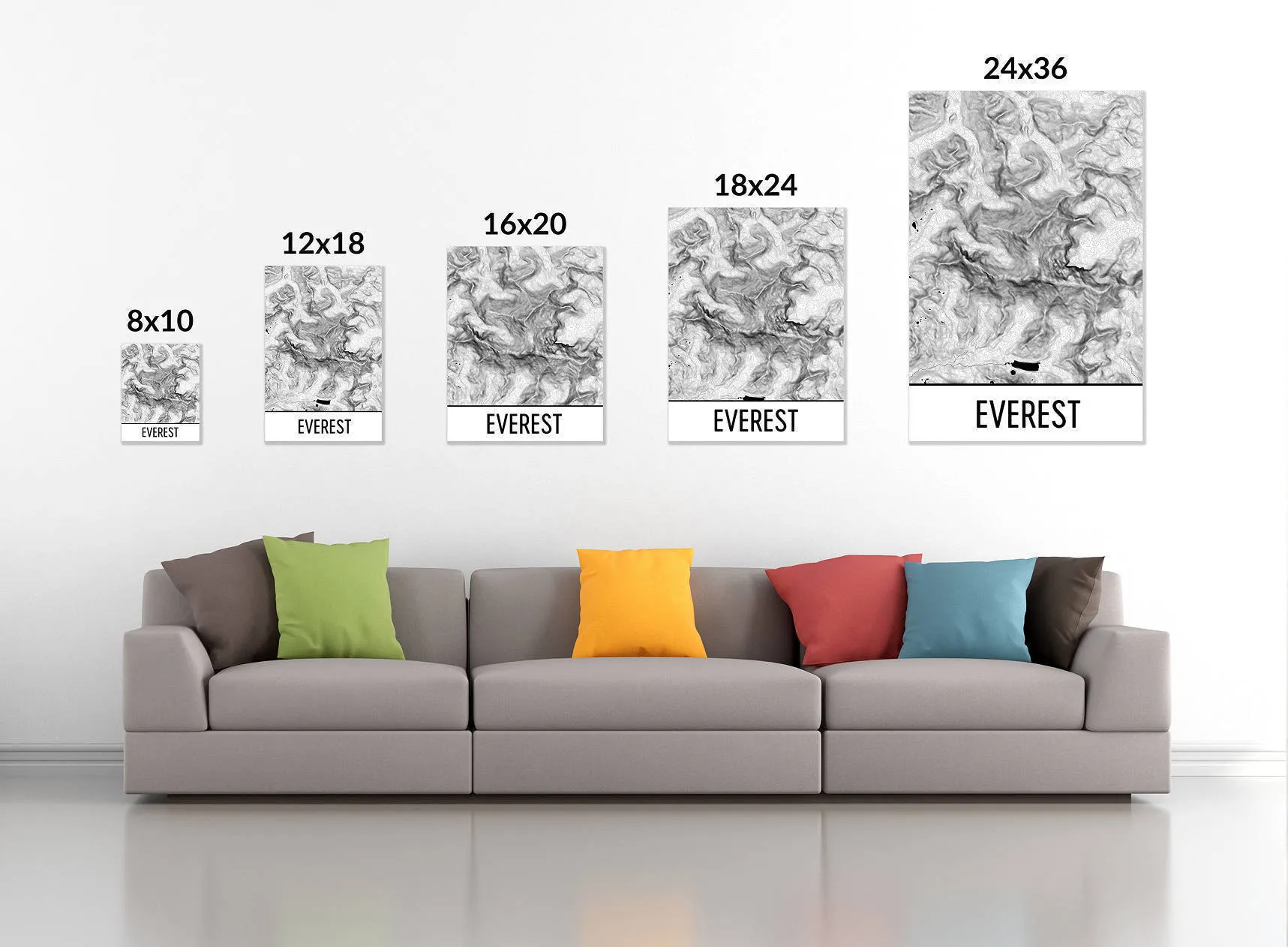 Toledo Skyline Silhouette Art Prints