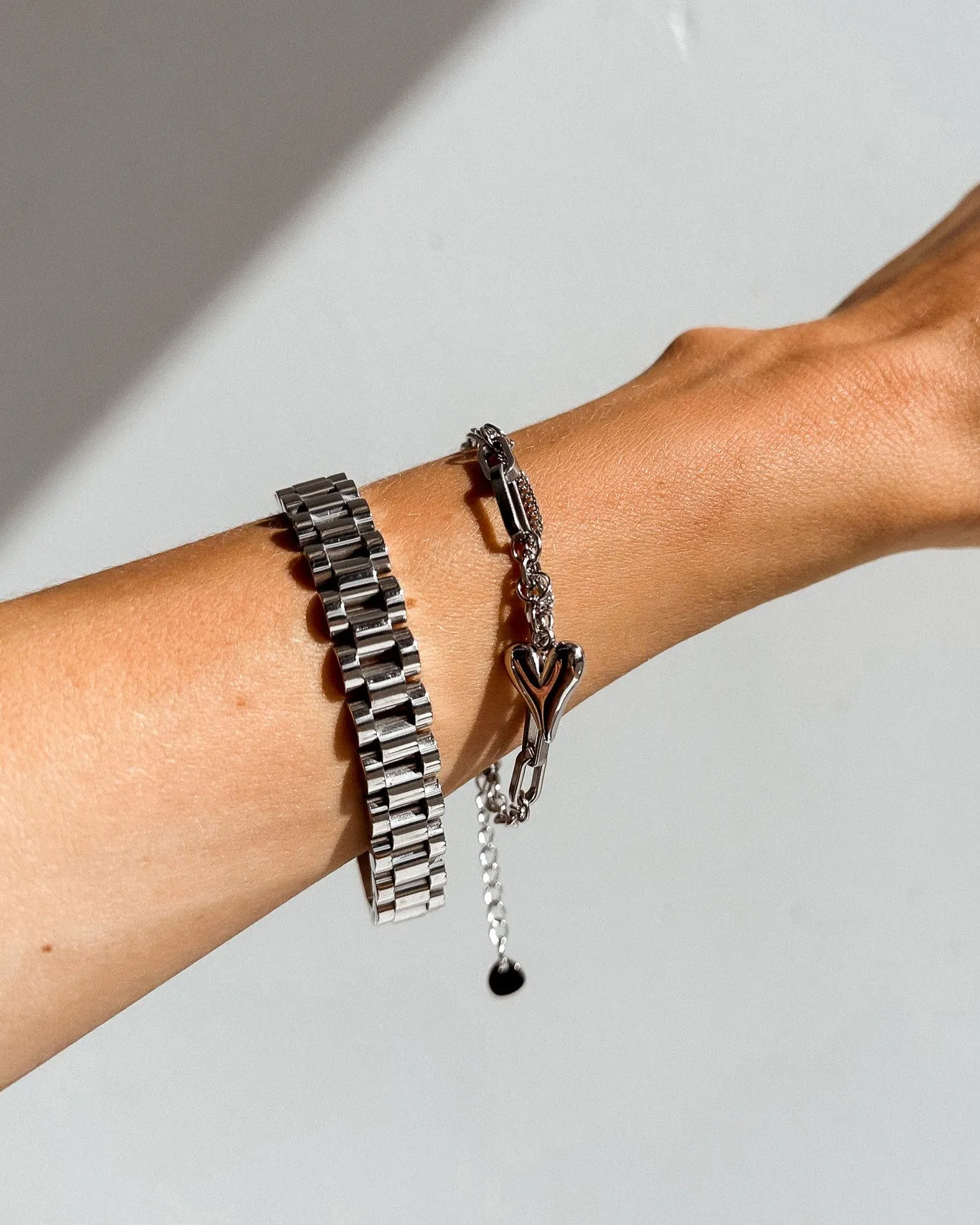 WATCH LINK CHAIN BRACELET SILVER