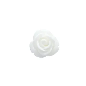 White Rose Flower Lapel Pin