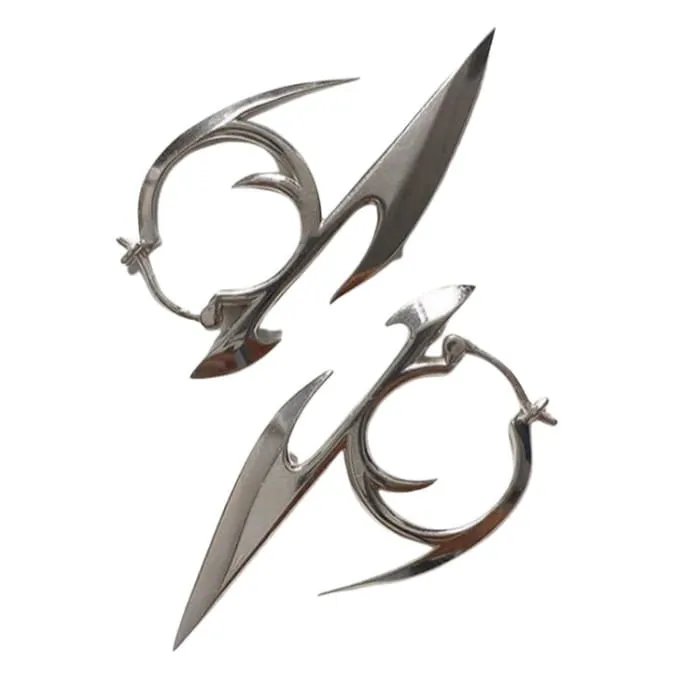 Y2K Danger Earrings
